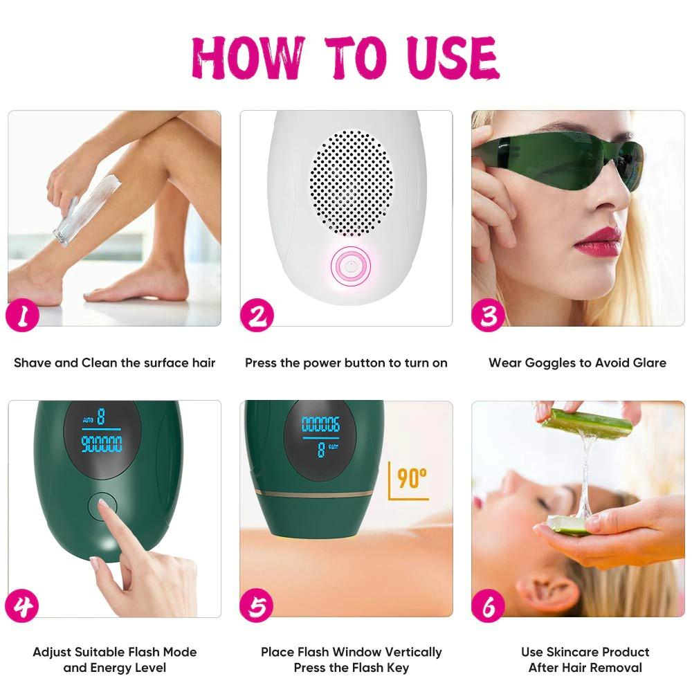 Lisslune | LED Electric Facial Hair Removal
