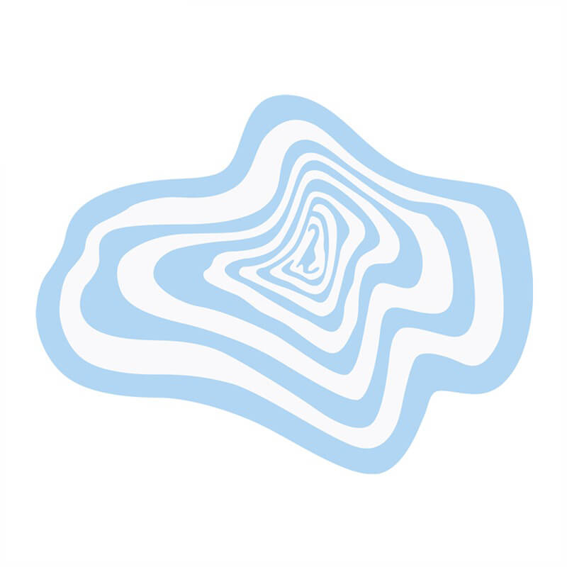 Rynx | Hypno Blob Accent Rug