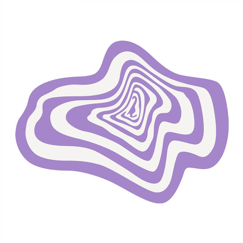 Rynx | Hypno Blob Accent Rug