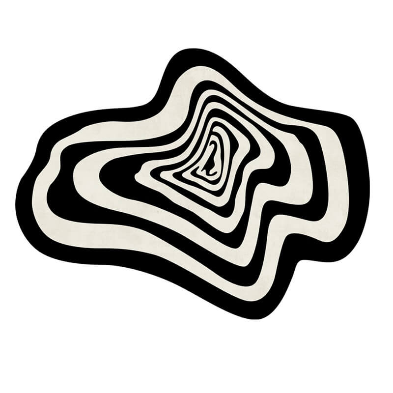 Rynx | Hypno Blob Accent Rug