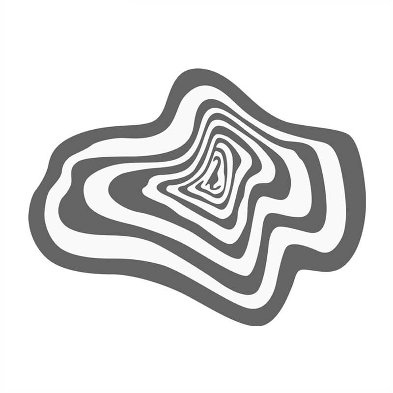 Rynx | Hypno Blob Accent Rug