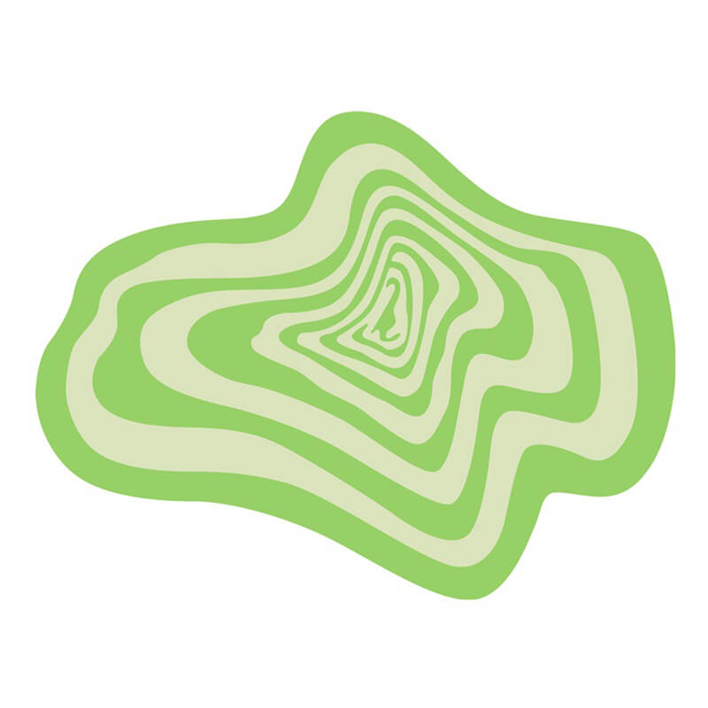Rynx | Hypno Blob Accent Rug