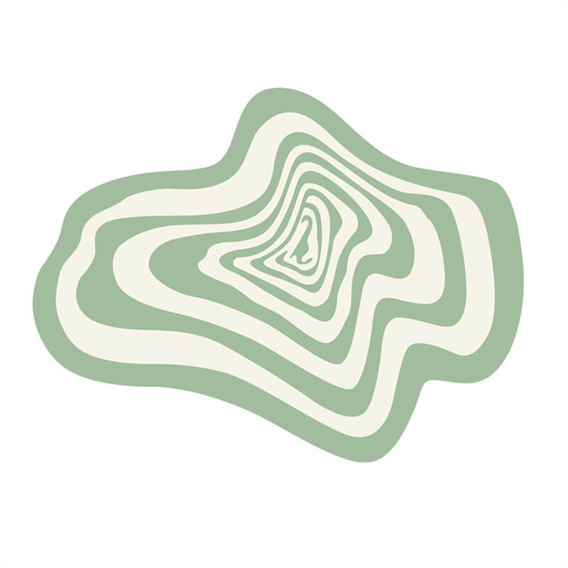 Rynx | Hypno Blob Accent Rug