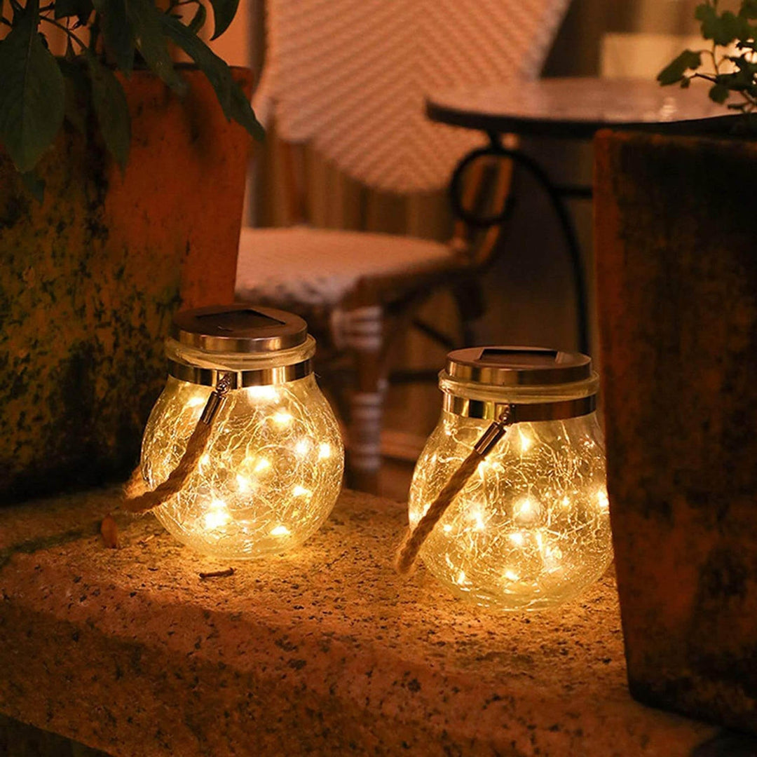 Lisslune | SunGlow - Warm Solar Glass Lamp