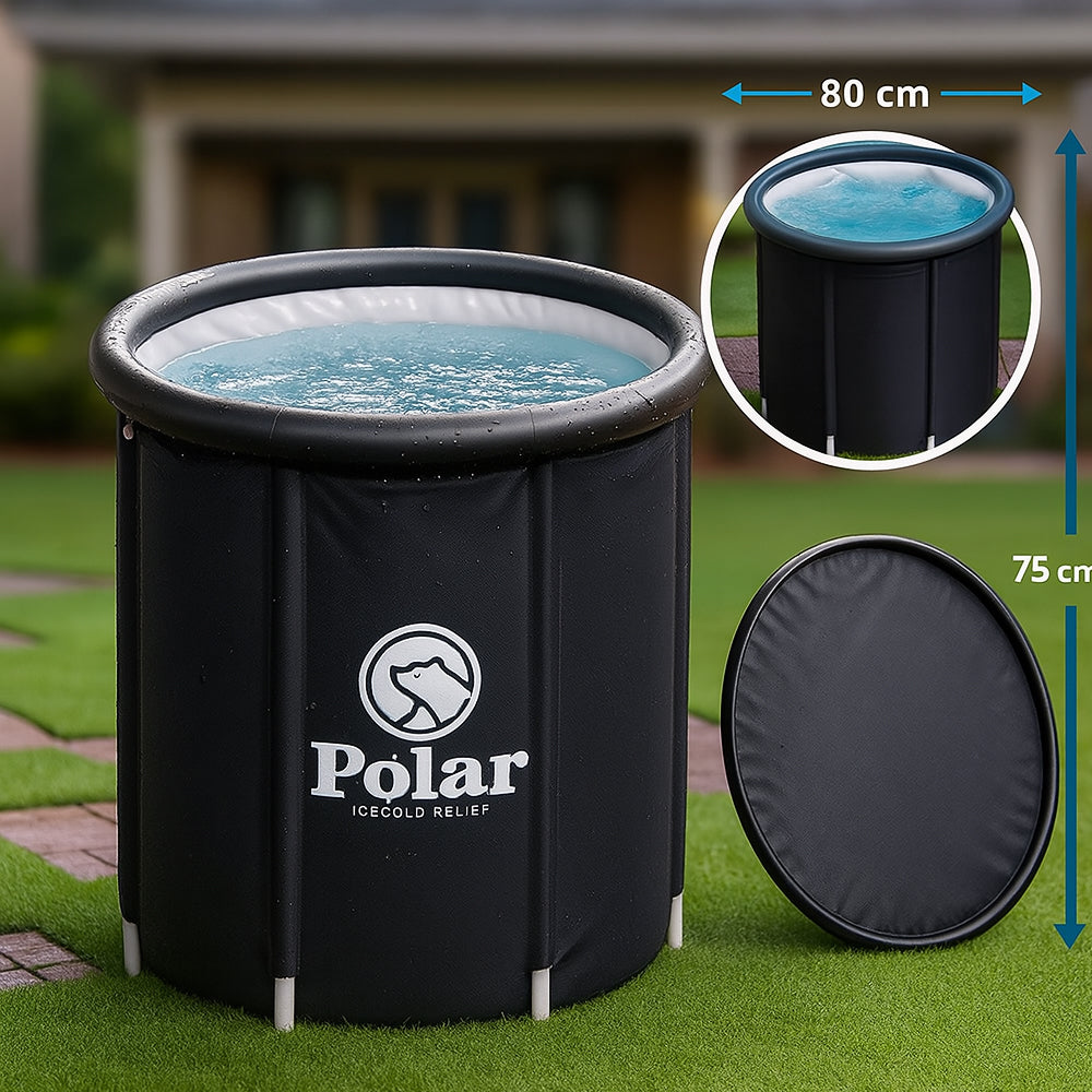Lisslune | Ice bath with insulation – 350L, durable PVC