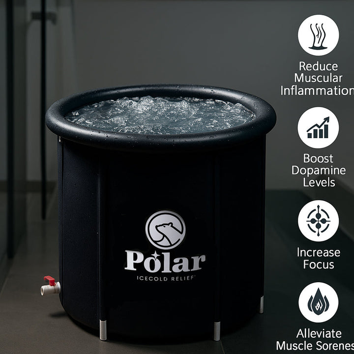 Lisslune | Ice bath with insulation – 350L, durable PVC