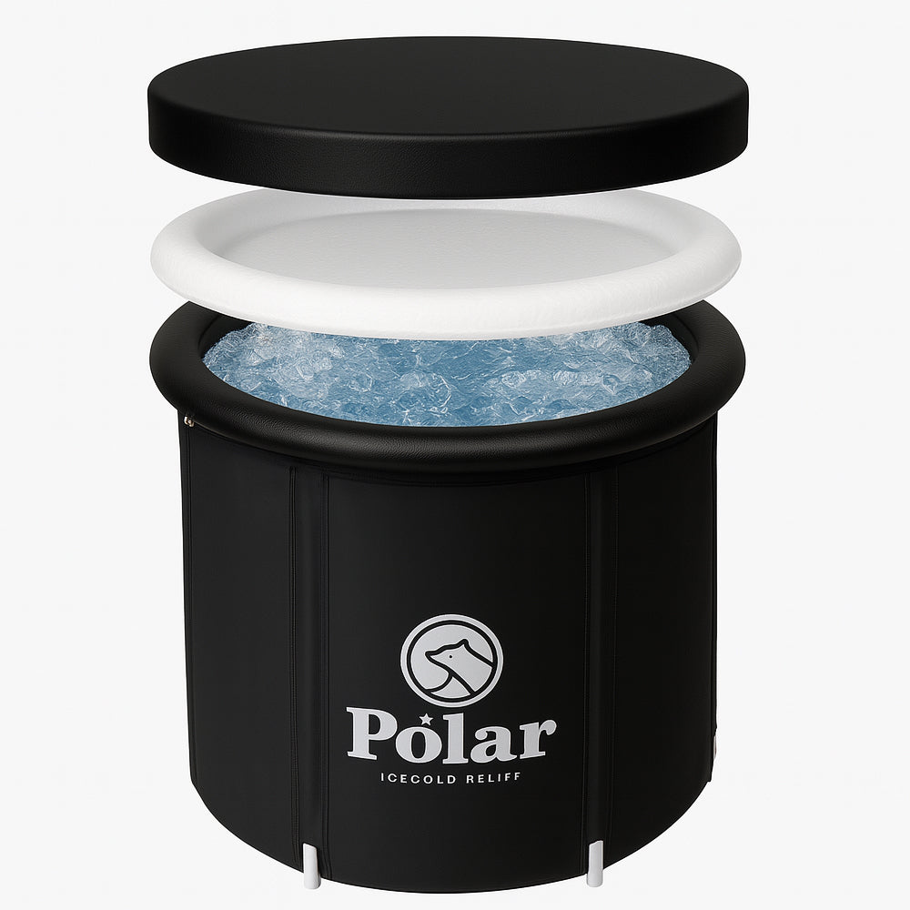 Lisslune | Ice bath with insulation – 350L, durable PVC