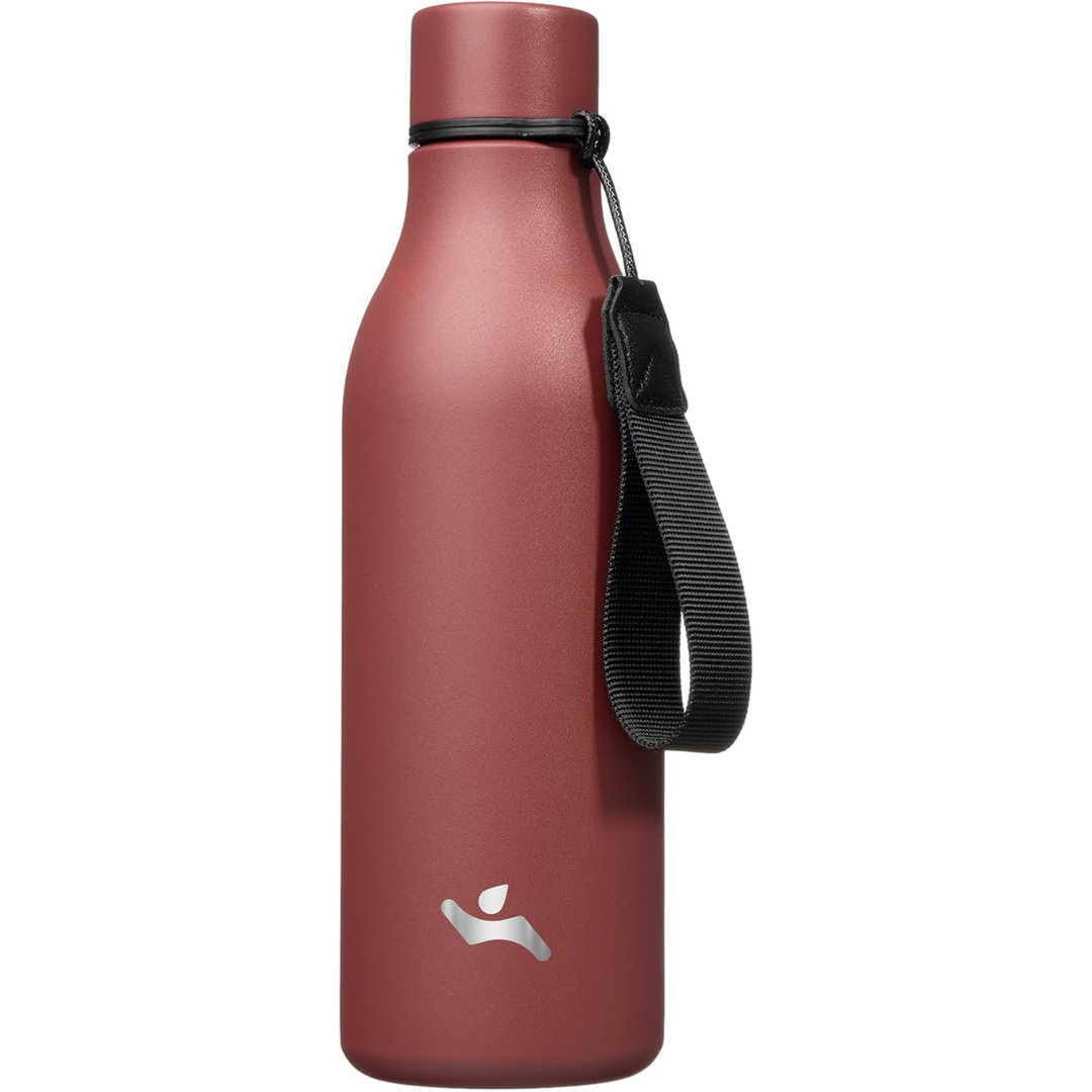 Lisslune | Isolated stainless steel water bottle with strap