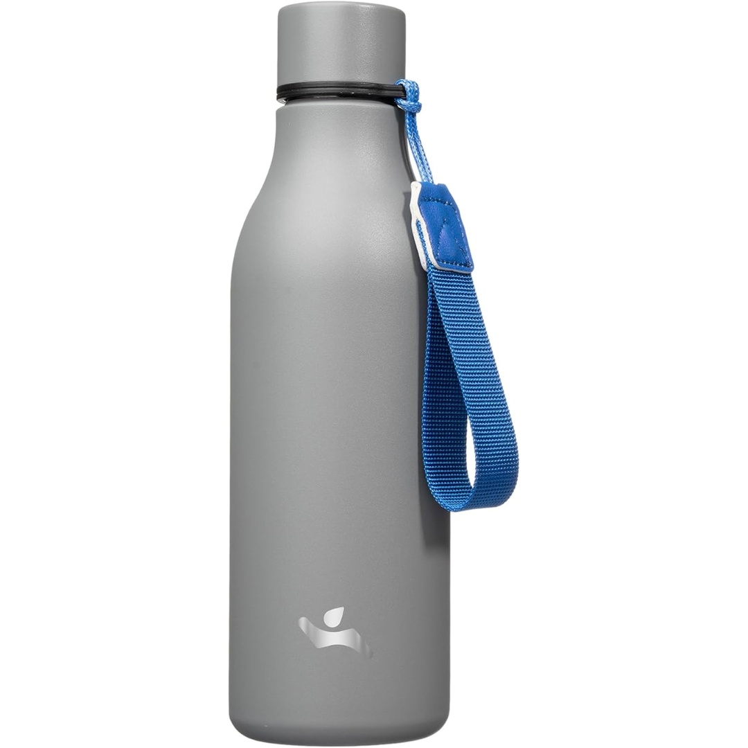 Lisslune | Isolated stainless steel water bottle with strap