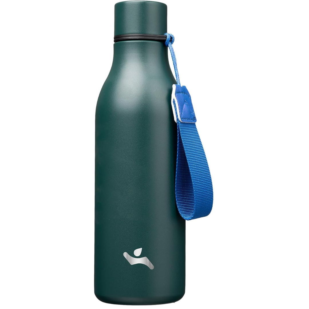 Lisslune | Isolated stainless steel water bottle with strap