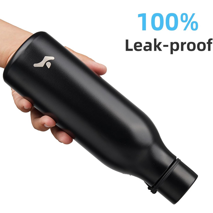 Lisslune | Isolated stainless steel water bottle with strap