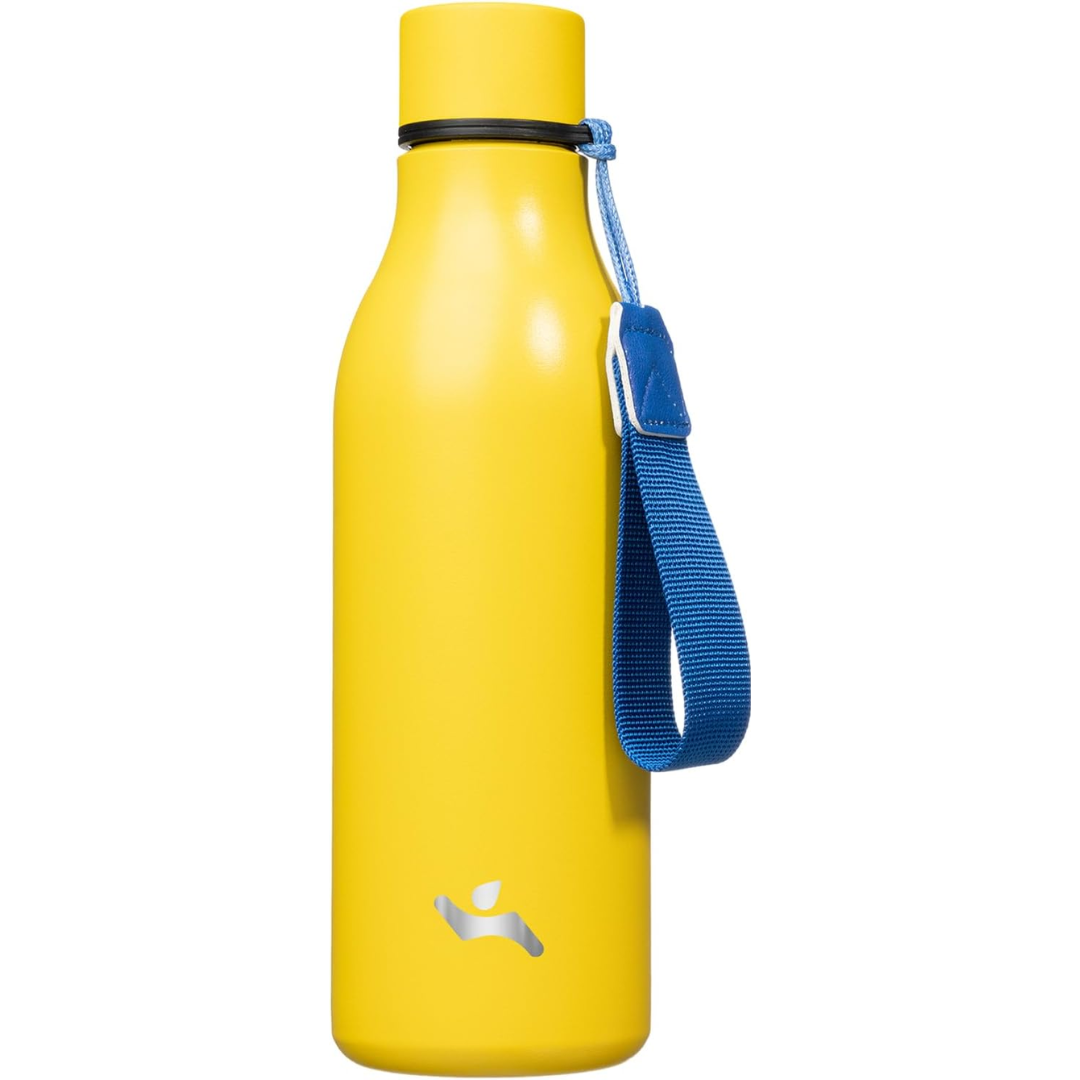 Lisslune | Isolated stainless steel water bottle with strap