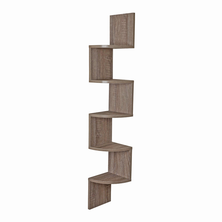 Lisslune | Corner wall - Wall shelf Maximize space stylishly