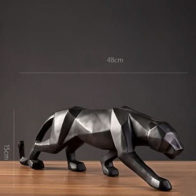 Lisslune | Modern Resin Jaguar Figurine for Home Decor
