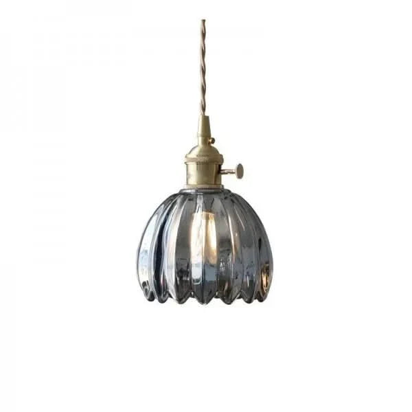 Lisslune | Glass Flower Pendant Light – Japanese Style