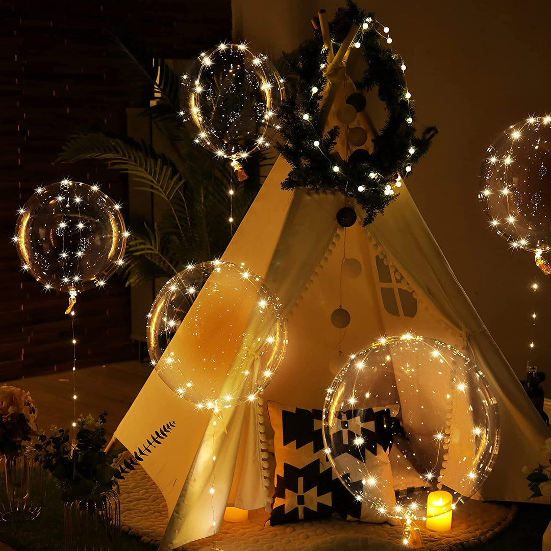 Lisslune | LED Light Party Balloons | Ultra-Durable, Customizable & Perfect for Birthdays and Weddings