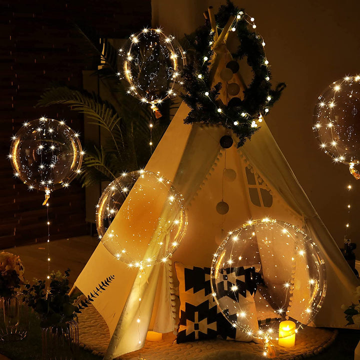Lisslune | LED Light Party Balloons | Ultra-Durable, Customizable & Perfect for Birthdays and Weddings