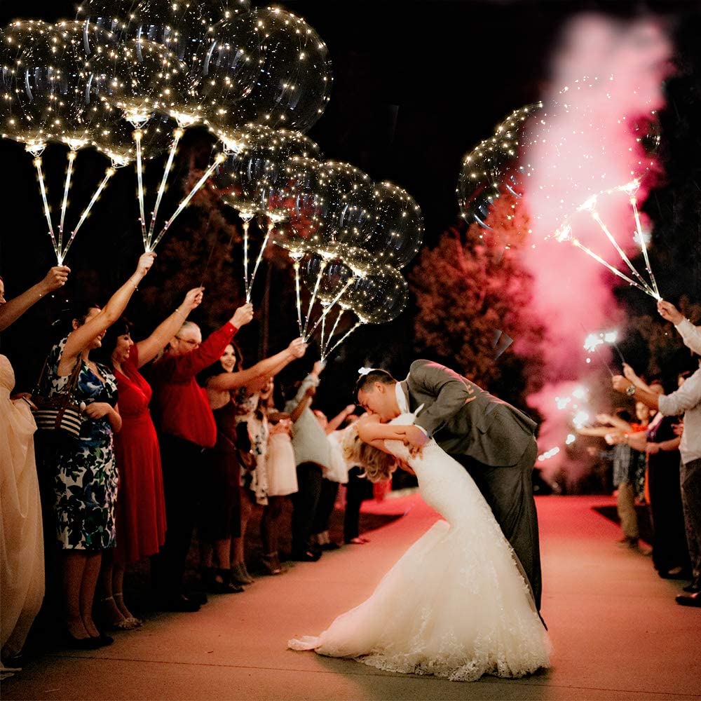 Lisslune | LED Light Party Balloons | Ultra-Durable, Customizable & Perfect for Birthdays and Weddings
