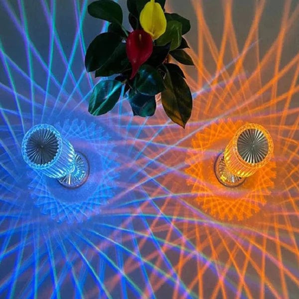 Lisslune | Crystal lamp with diamond-like multicolor effect