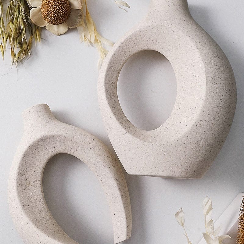Lisslune | Duo of Nordic ceramic vases