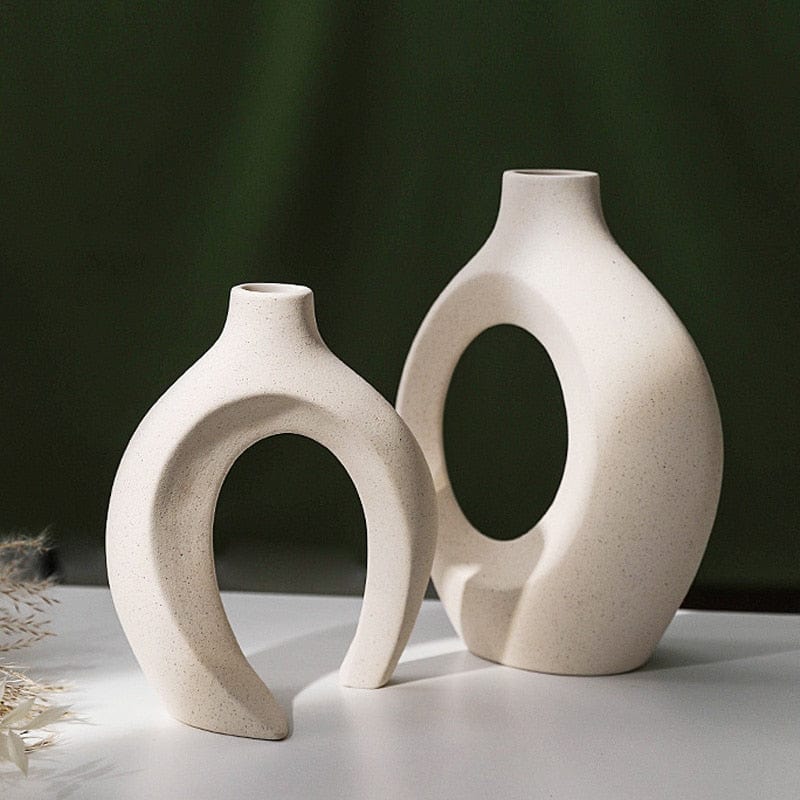 Lisslune | Duo of Nordic ceramic vases