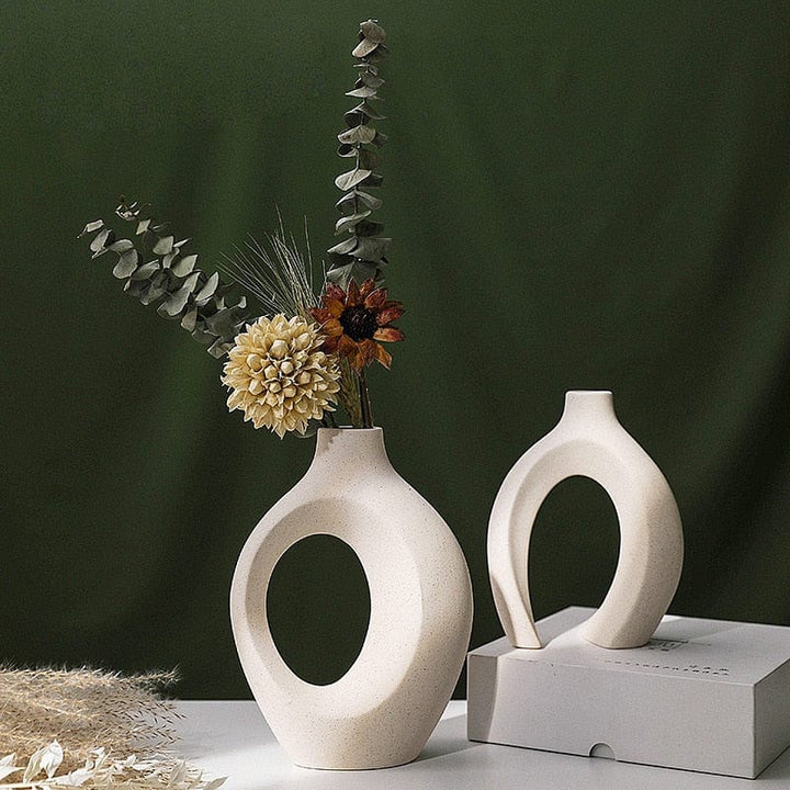 Lisslune | Duo of Nordic ceramic vases