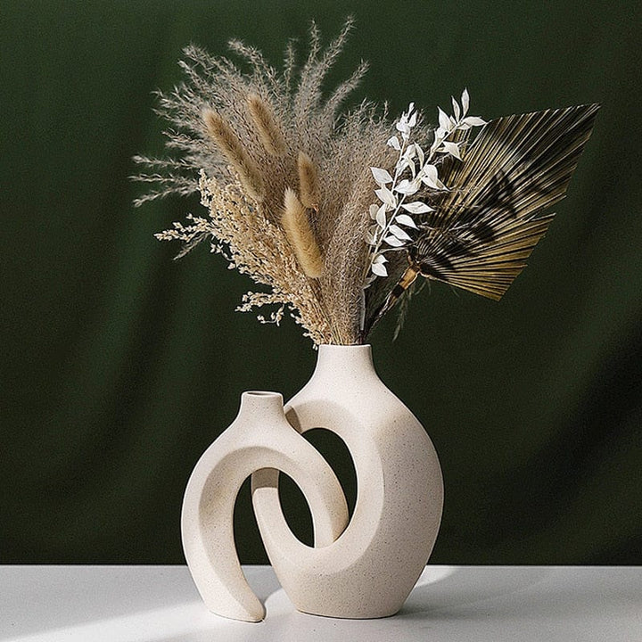 Lisslune | Duo of Nordic ceramic vases