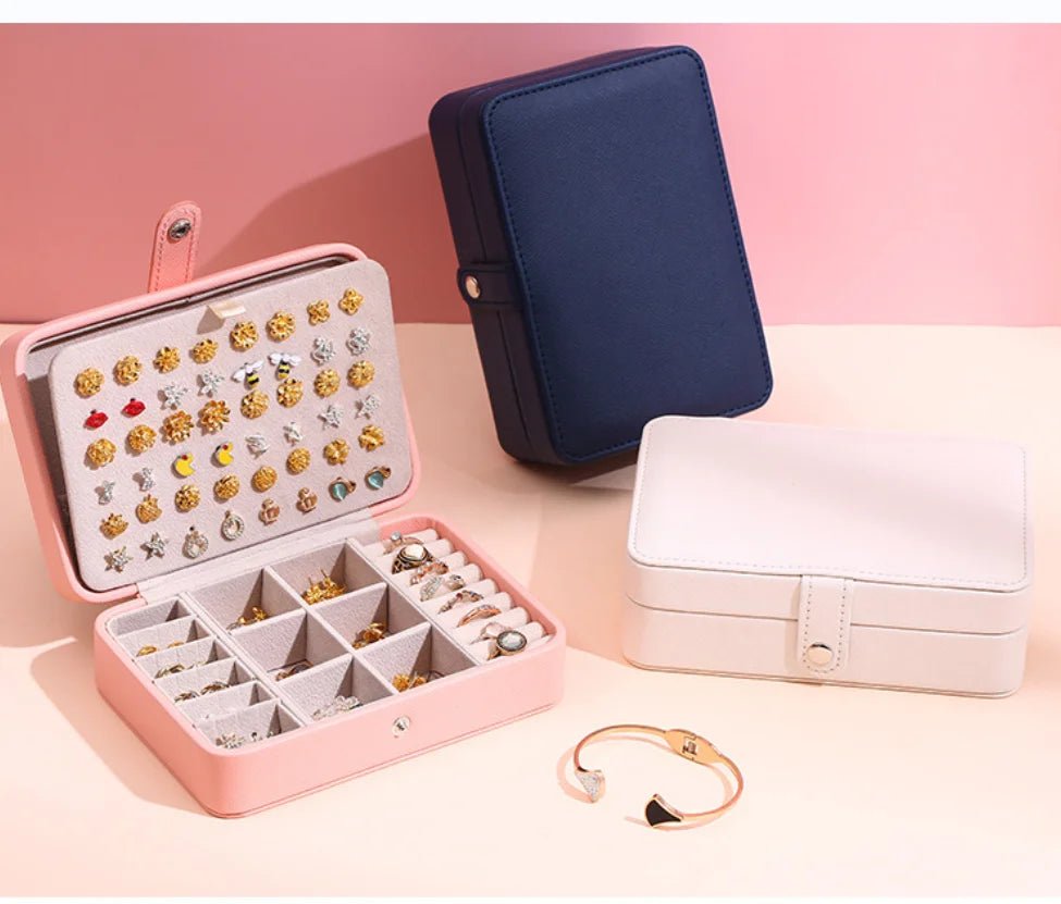 Lisslune | JewelCase – Leather Jewelry Box for Rings and Earrings