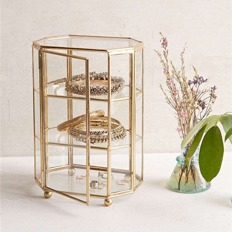 Rynx Vintage Jewelry Glass Storage Shelf