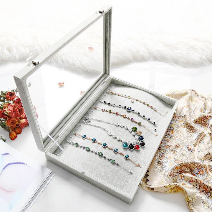 Rynx Velvet Drawer Jewelry Organizer Box