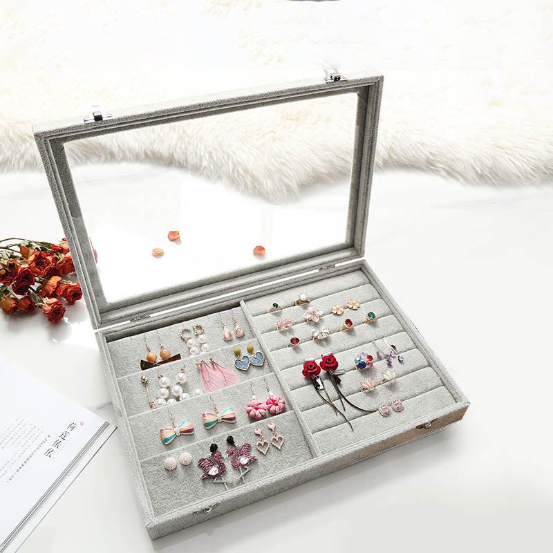 Rynx Velvet Drawer Jewelry Organizer Box