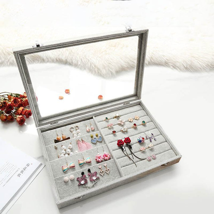 Rynx Velvet Drawer Jewelry Organizer Box