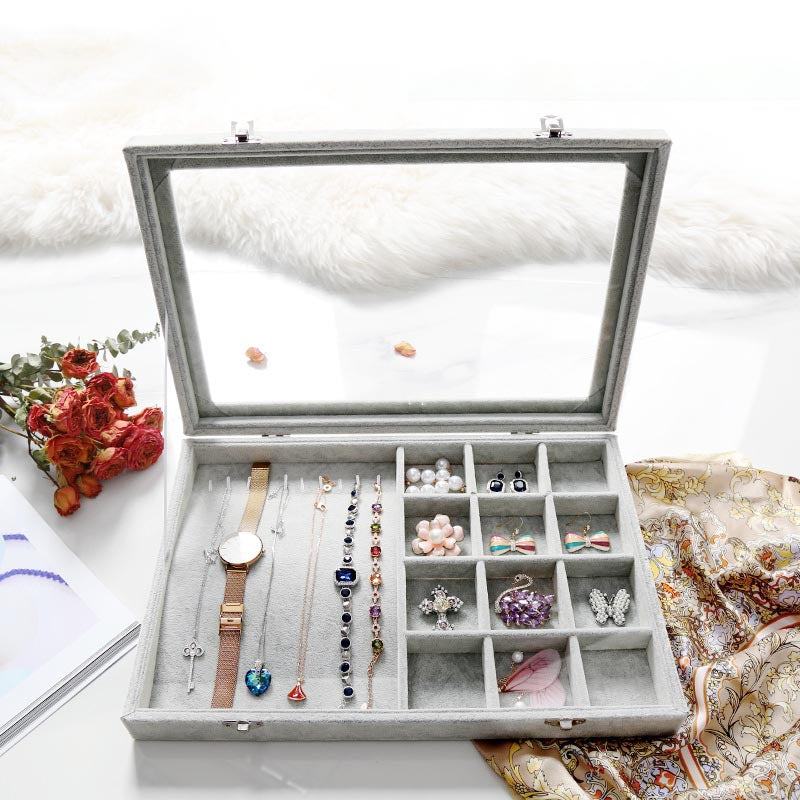 Rynx Velvet Drawer Jewelry Organizer Box