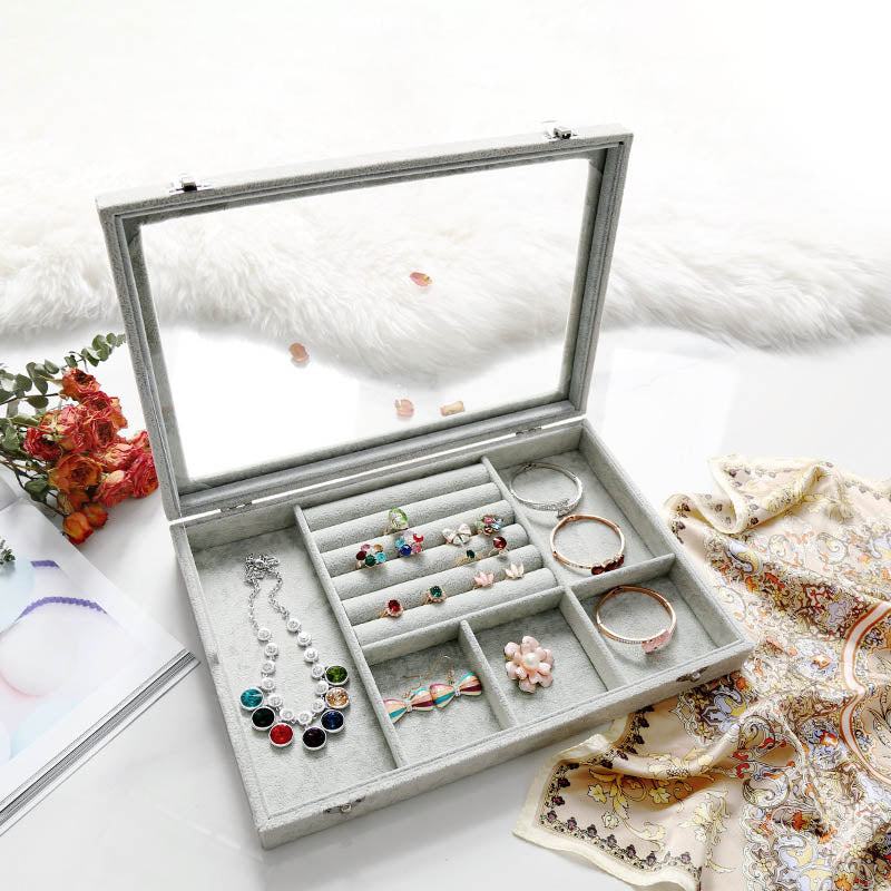 Rynx Velvet Drawer Jewelry Organizer Box
