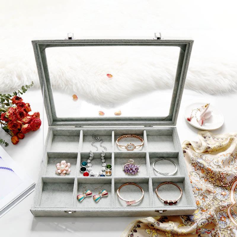 Rynx Velvet Drawer Jewelry Organizer Box