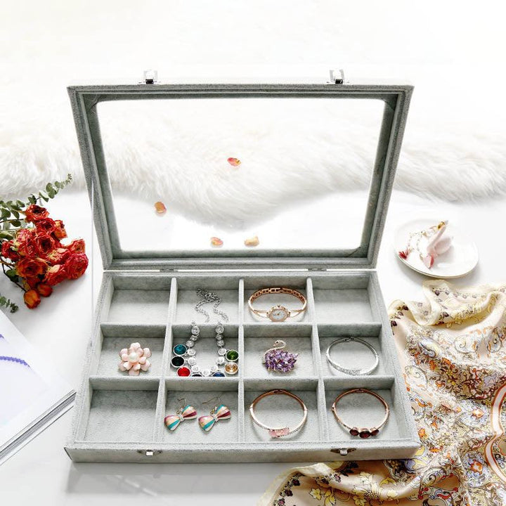 Rynx Velvet Drawer Jewelry Organizer Box