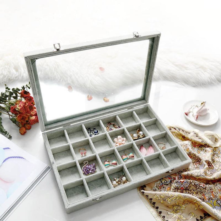 Rynx Velvet Drawer Jewelry Organizer Box