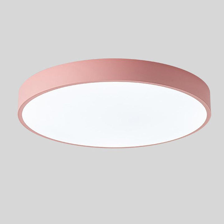 Lisslune | Wood Macaroon Circular Ceiling Light