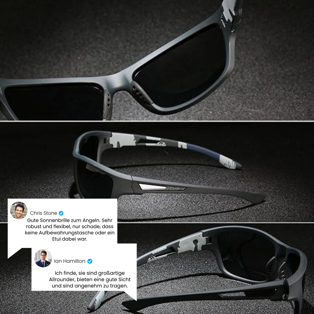 Lisslune | Polarized Sunglasses – 100% UV Protection & Polarized Lenses for Sports & Leisure | Scratch-resistant & Lightweight