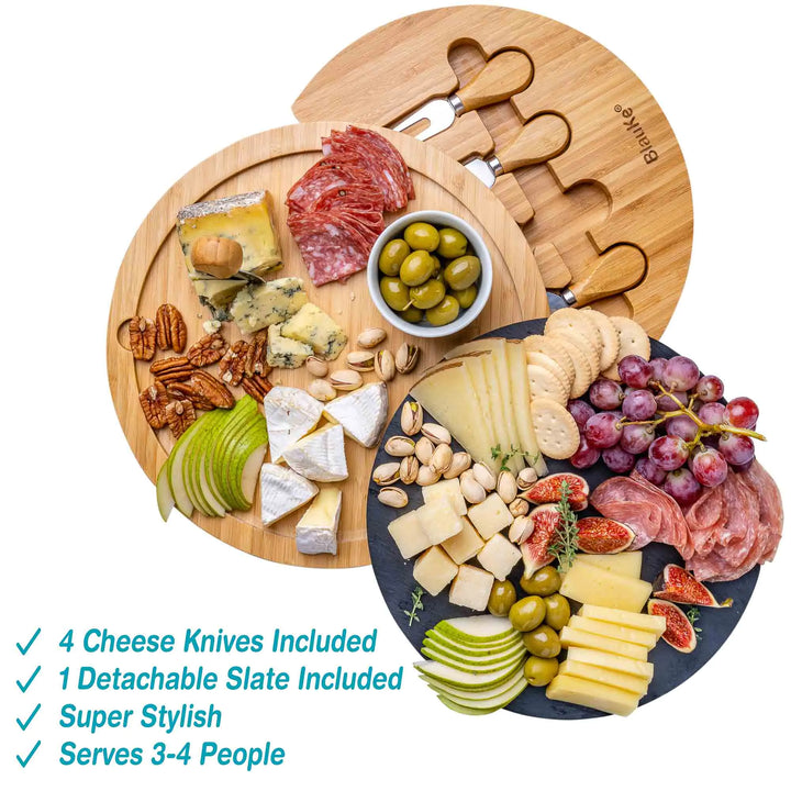 Lisslune | Rotating Charcuterie Board