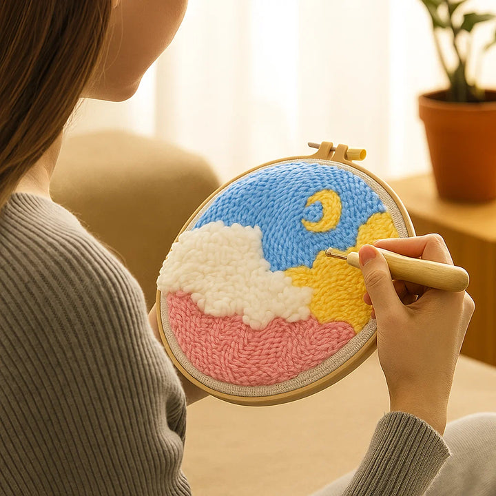 Lisslune | Relaxing embroidery set with various designs