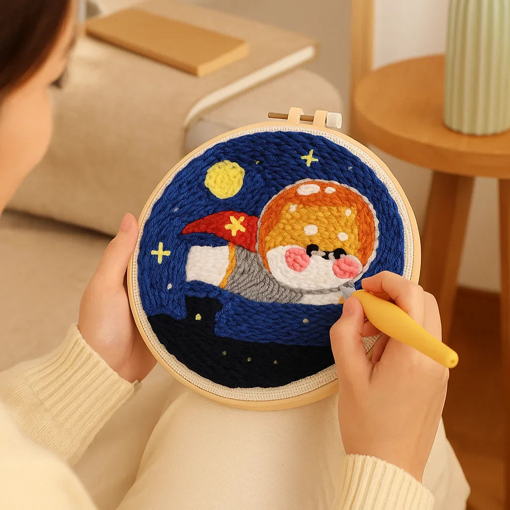Lisslune | Relaxing embroidery set with various designs