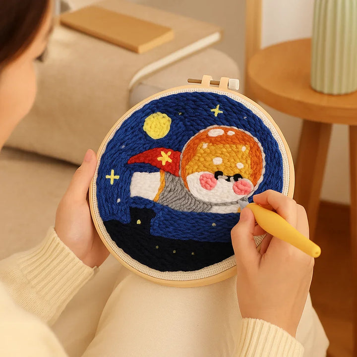 Lisslune | Relaxing embroidery set with various designs