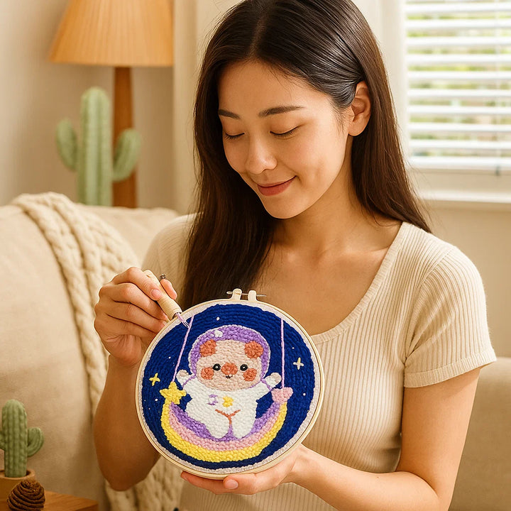 Lisslune | Relaxing embroidery set with various designs