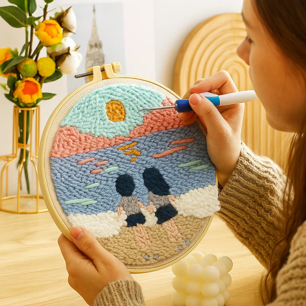 Lisslune | Relaxing embroidery set with various designs