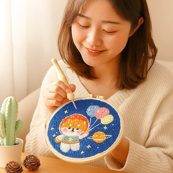 Lisslune | Relaxing embroidery set with various designs