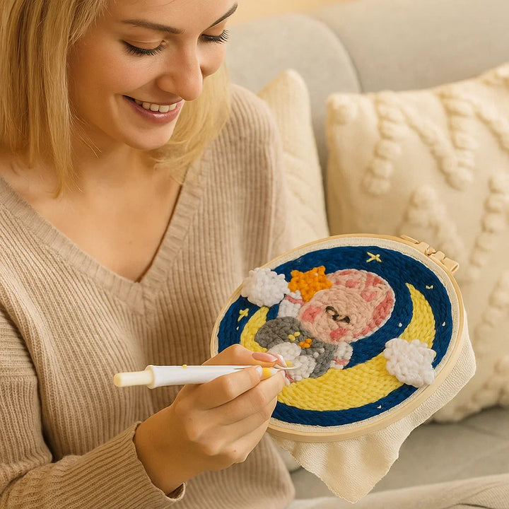 Lisslune | Relaxing embroidery set with various designs