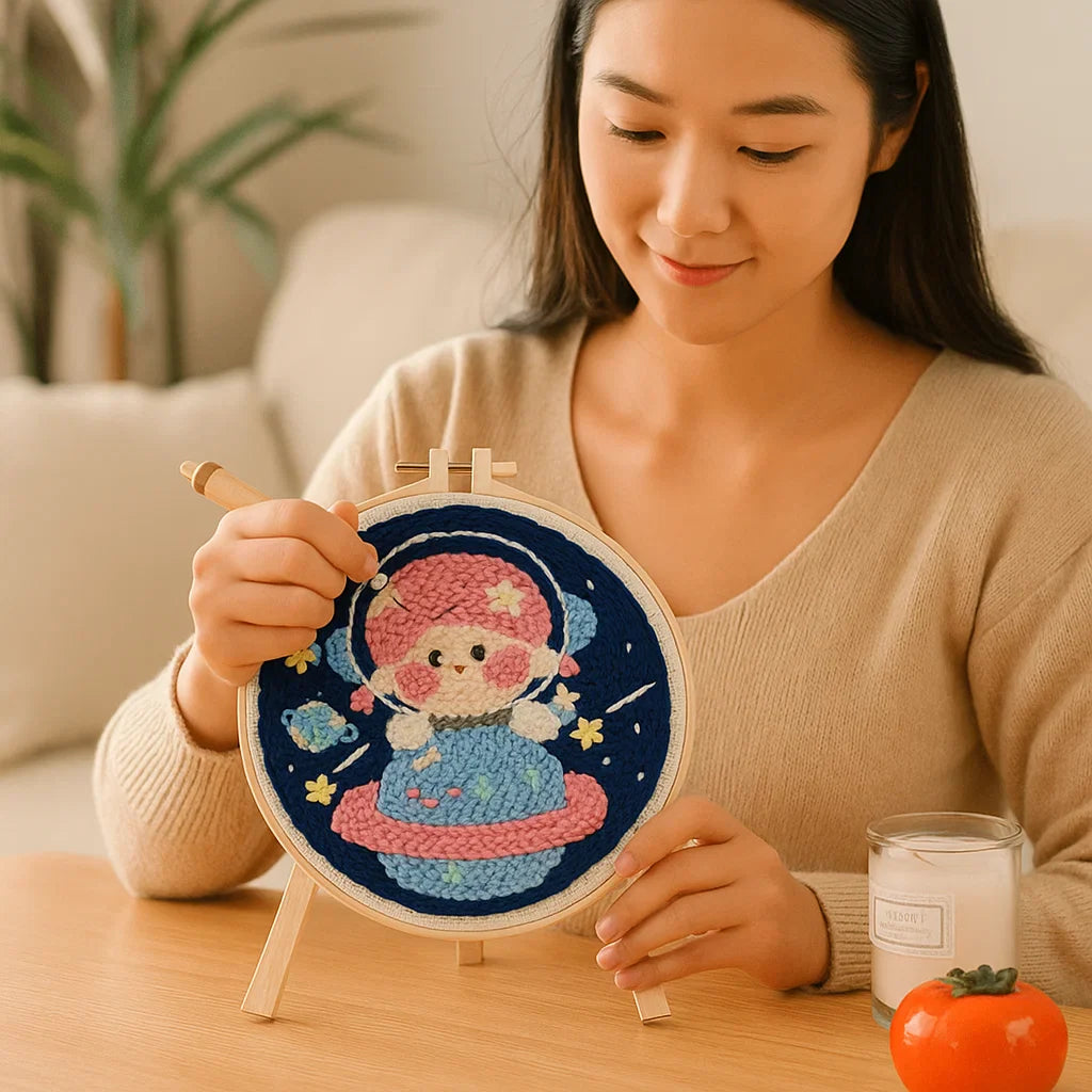 Lisslune | Relaxing embroidery set with various designs