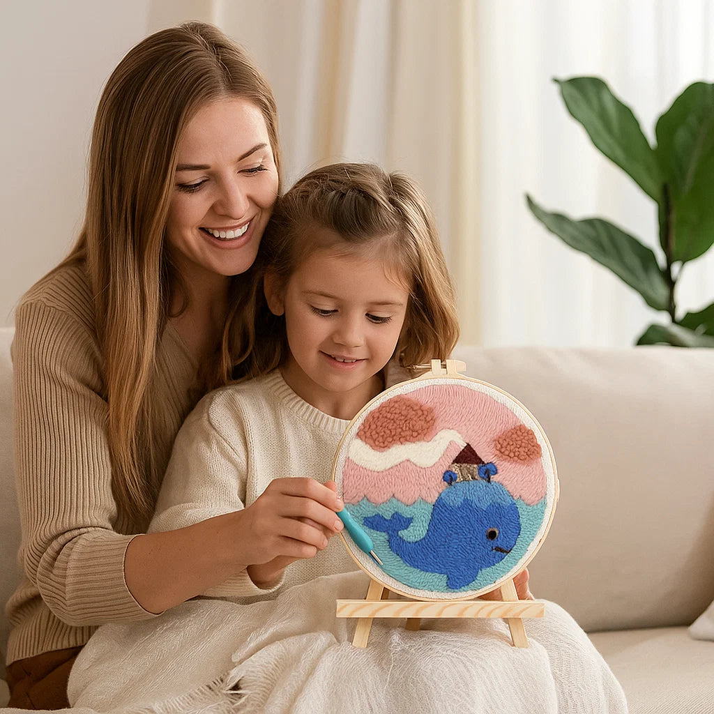 Lisslune | Relaxing embroidery set with various designs