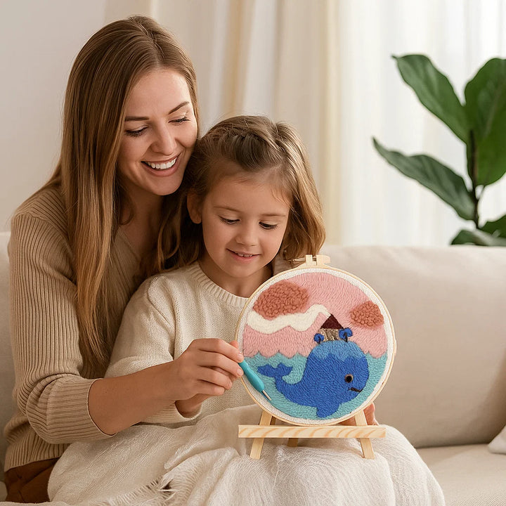 Lisslune | Relaxing embroidery set with various designs